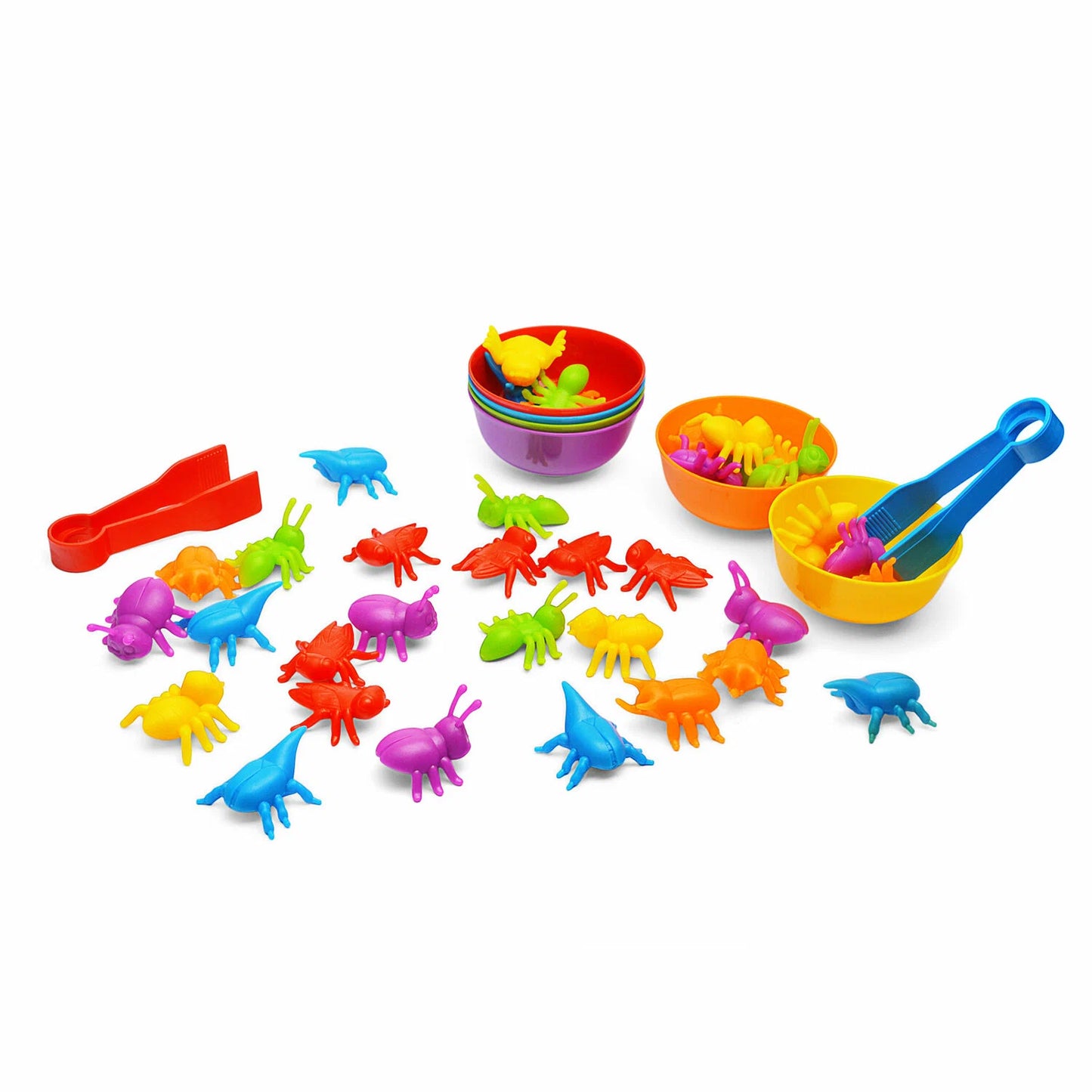 Rainbow Insert Sorting & Counting Game 小昆蟲顏色與數量排序數量遊戲套裝