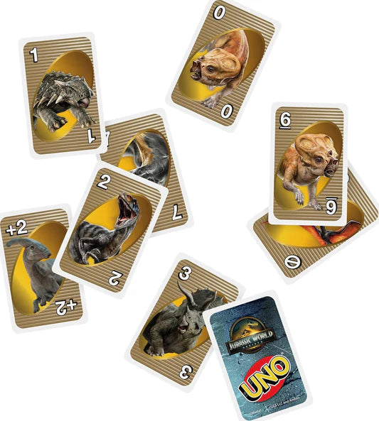 UNO Jurassic World Rebirth Card Game UNO侏羅紀世界重生卡牌遊戲