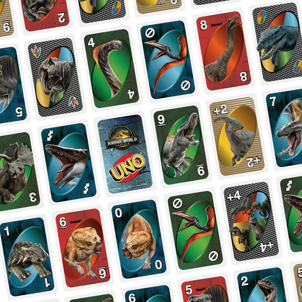 UNO Jurassic World Rebirth Card Game UNO侏羅紀世界重生卡牌遊戲