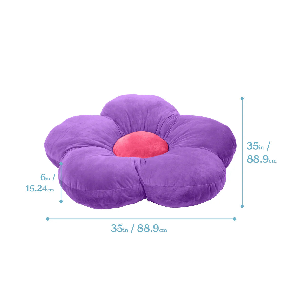 ECR4Kids Flower Floor Pillow, Seating Cushion 花朵地墊，坐墊
