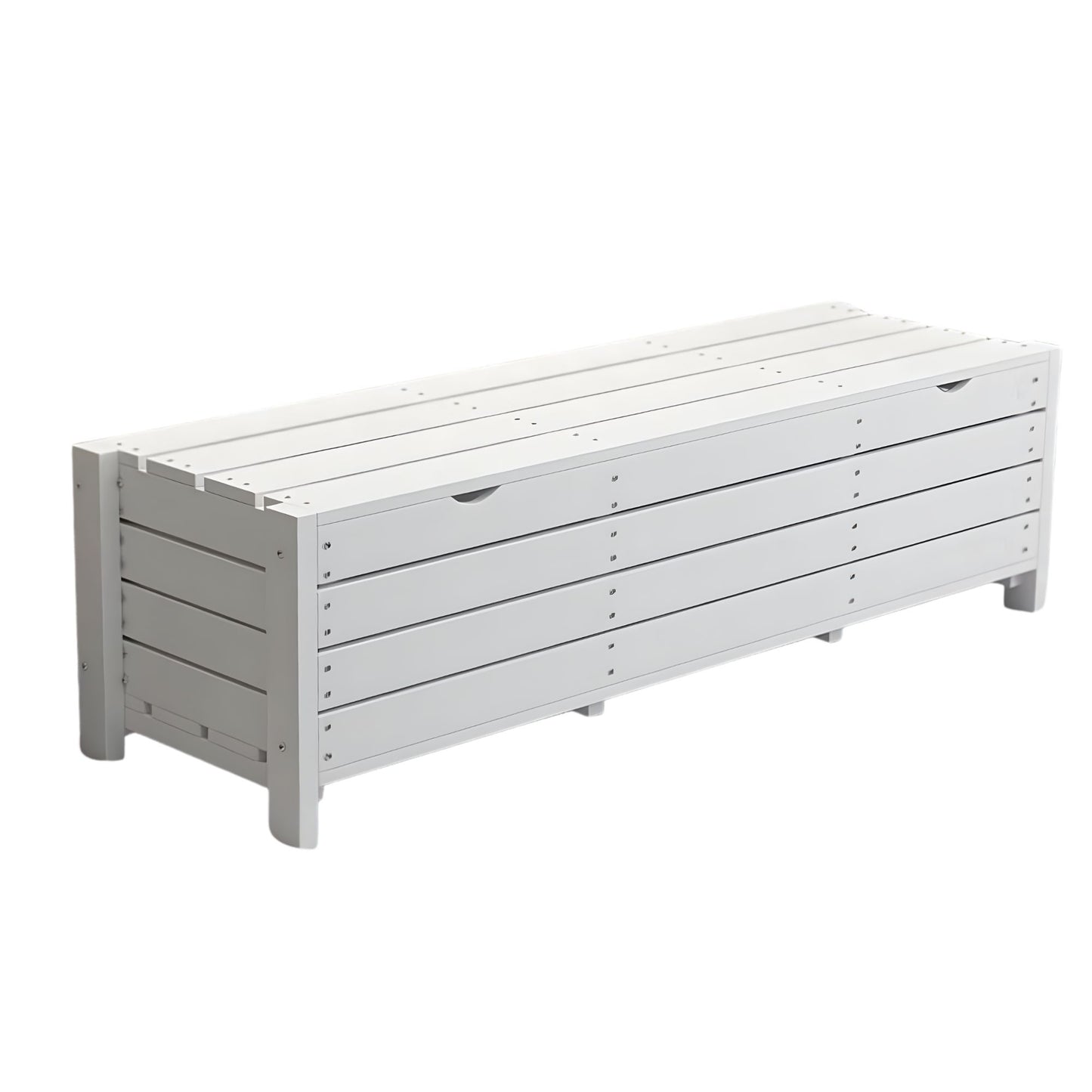 Premium Solid Wood Outdoor Storage Bench | Heavy-Duty Patio Seating 特強承重實木戶外收納長凳 | 花園庭院儲物長椅