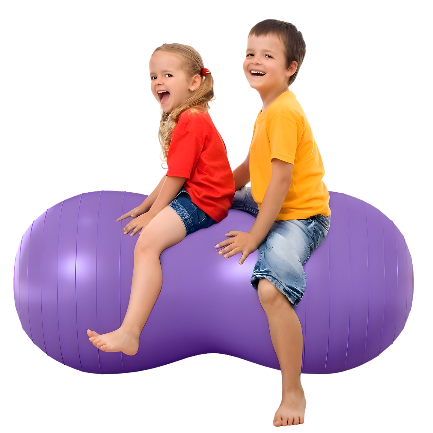 Sensory Peanut Ball Therapy and Exercise with Air-pump Color Random 感統花生球  配有充氣泵 顏色隨機