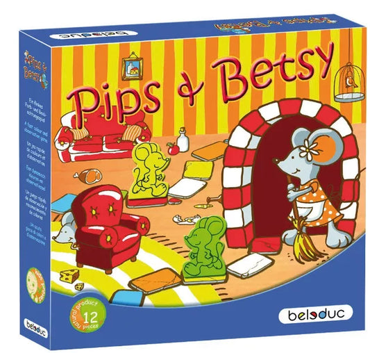 Beleduc Pips & Betsy Colour Matching Game 老鼠賽跑 顏色配對遊戲