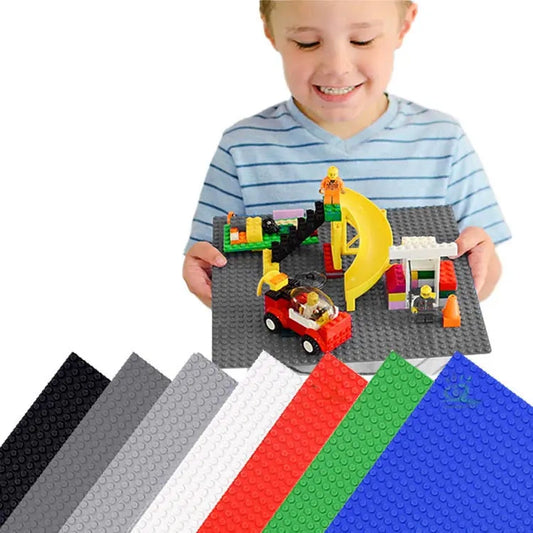 Kinderbrick Baseplate Large Thick Compatible with Lego and Hubelino 兼容大積木底板