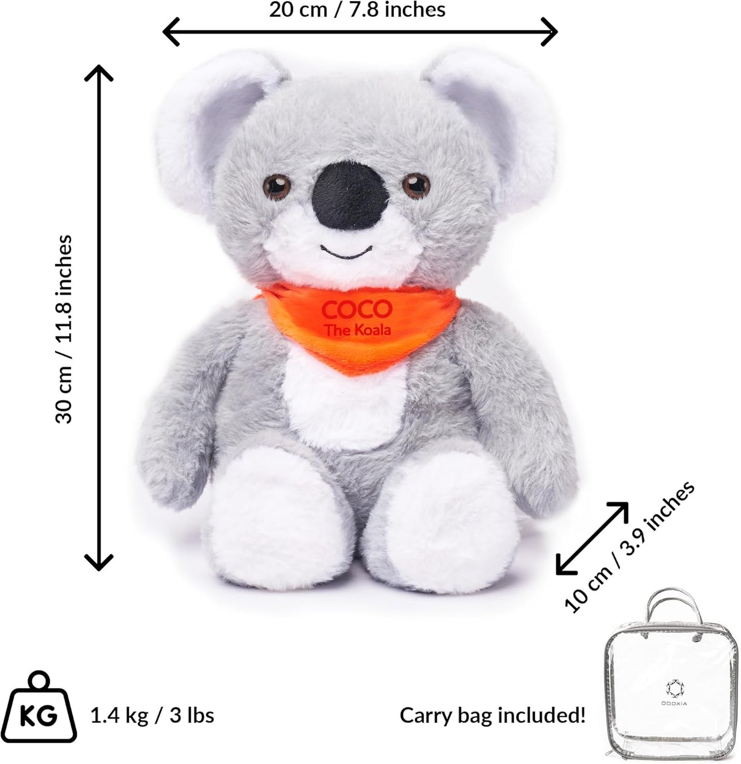 Weighted Koala Fidget Plush for Anxiety Kids 小樹熊重力感官安撫玩偶