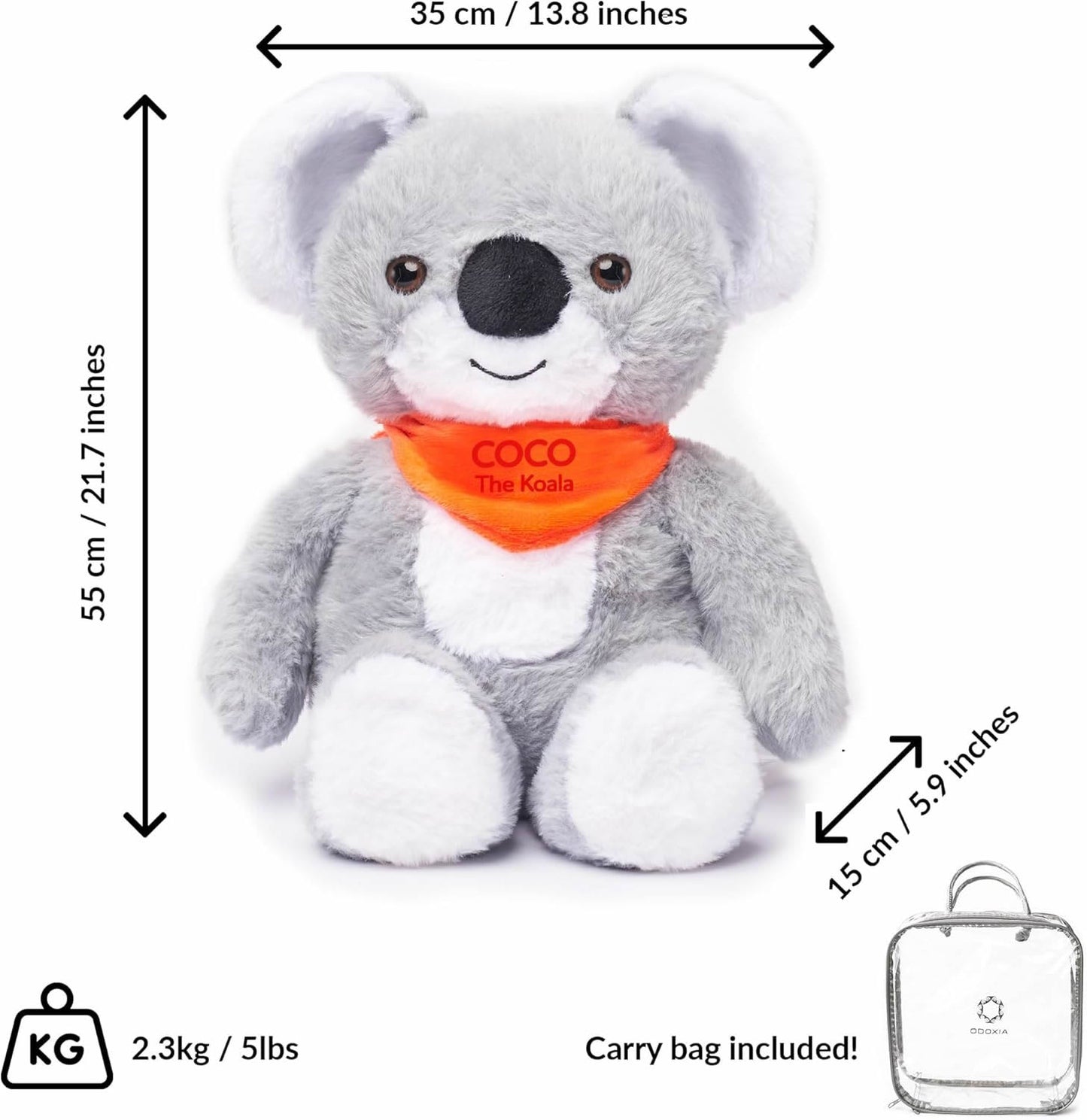 Weighted Koala Fidget Plush for Anxiety Kids 小樹熊重力感官安撫玩偶