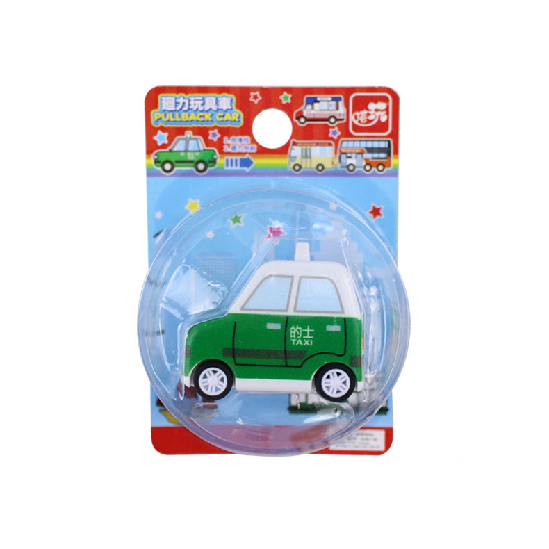 Pullback Toy Car Hong Kong Vehicle 香港特色交通工具Q版回力車