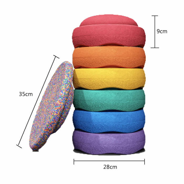 Rainbow Stepping Stones Set 彩虹平衡踏腳石套裝
