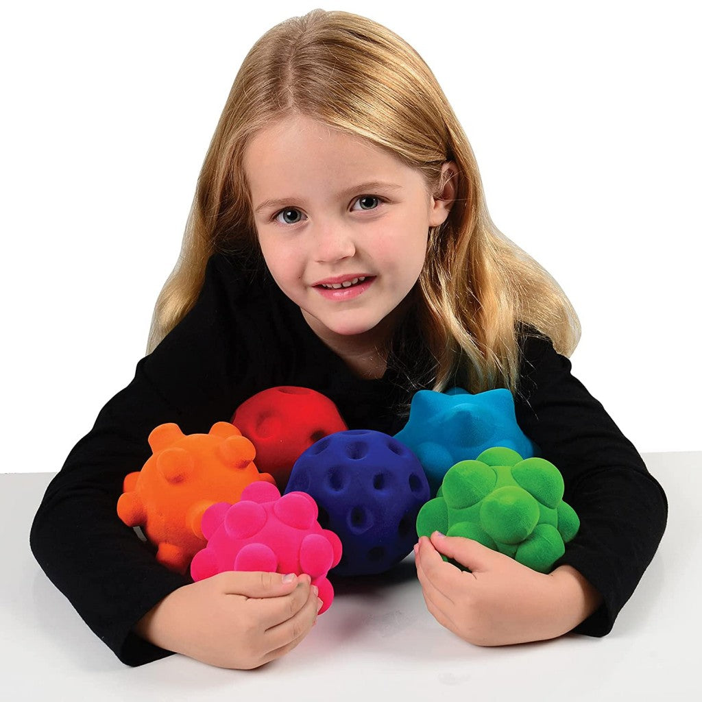 Rubbabu Sensory Balls Set 6pcs 幼兒感官球6件套組