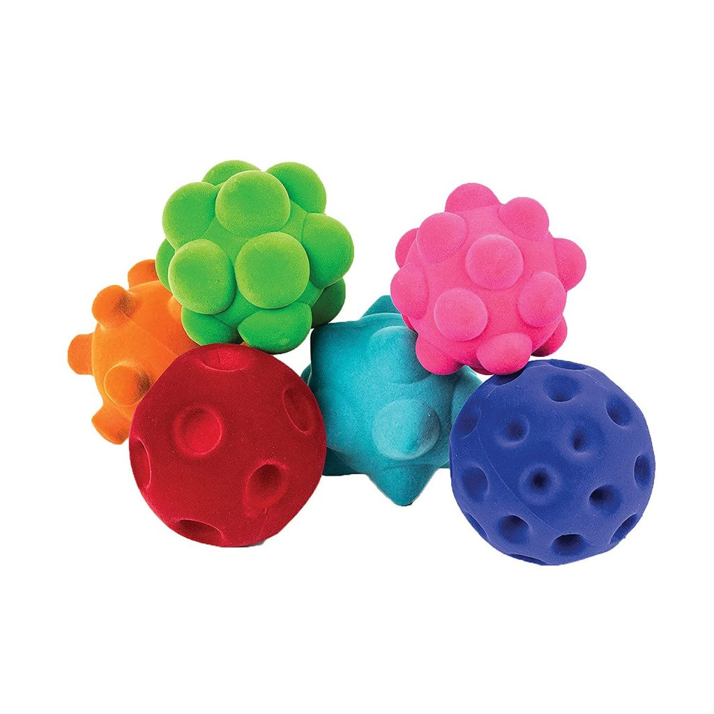Rubbabu Sensory Balls Set 6pcs 幼兒感官球6件套組