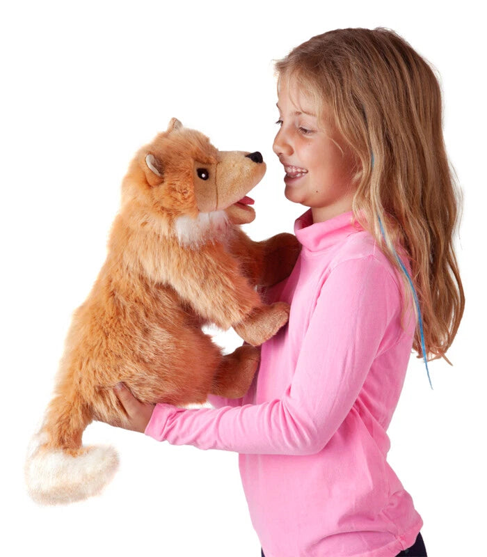 Pomeranian Puppy Hand Puppet 小博美犬手偶