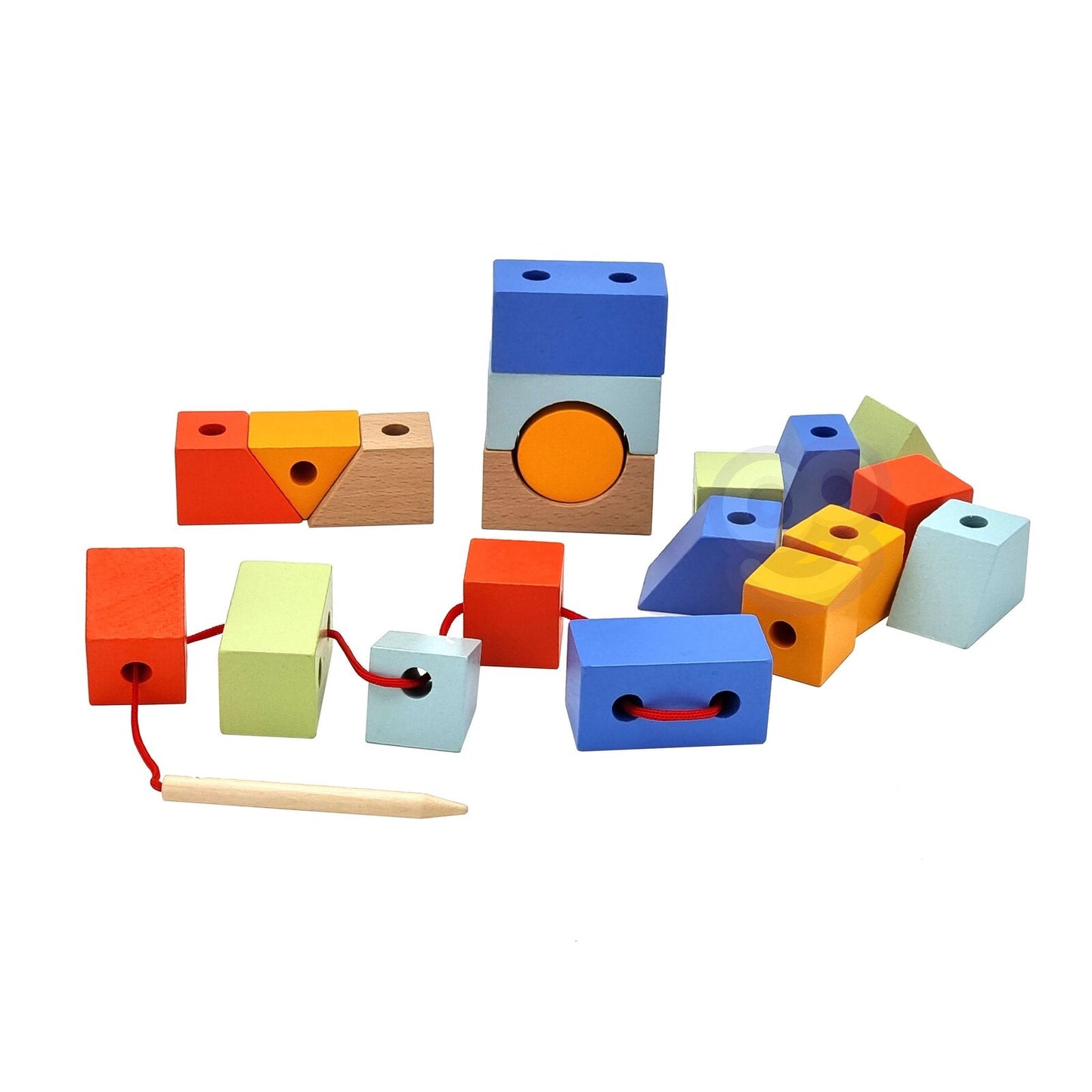 Classic World 53801 Blocks Bead Lacing  積木塊串串樂