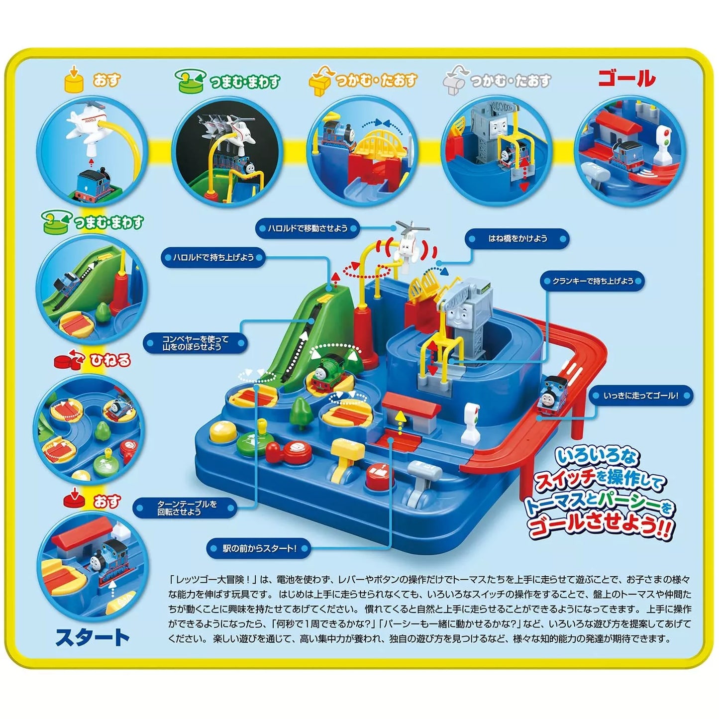 Gakken Thomas & Friends Thomas Adventure Land 湯馬仕小火車過關大冒險！