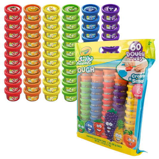 Crayola Silly Scents Dough 60pc x 1oz 趣怪香味泥膠