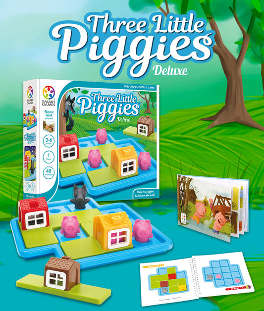 Smart Games Three Little Piggies Deluxe 三隻小小豬智力遊戲