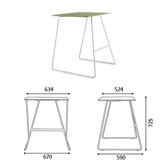 Stackable Classroom Table&nbsp;可堆疊教室桌 - 智能學習桌