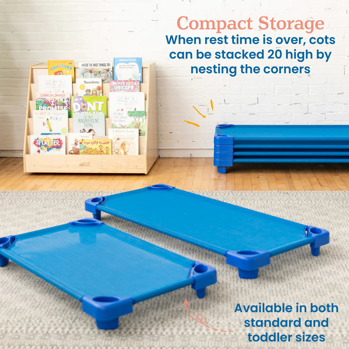ECR4Kids Stackable Kiddie Cot 可堆疊幼兒床