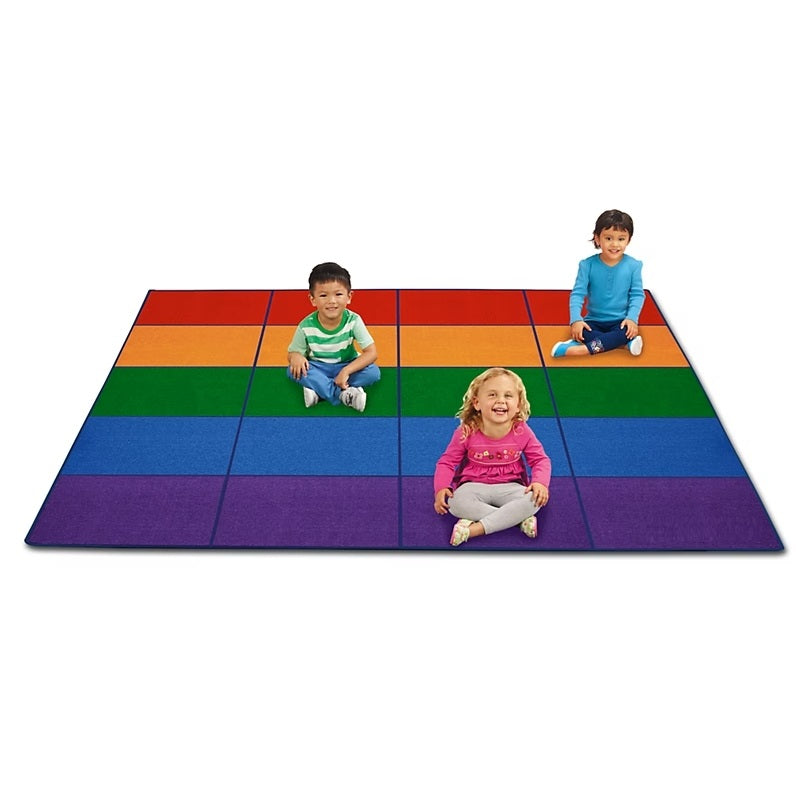 Classroom Carpets - Bright Color Block 明亮彩色塊圖案地毯