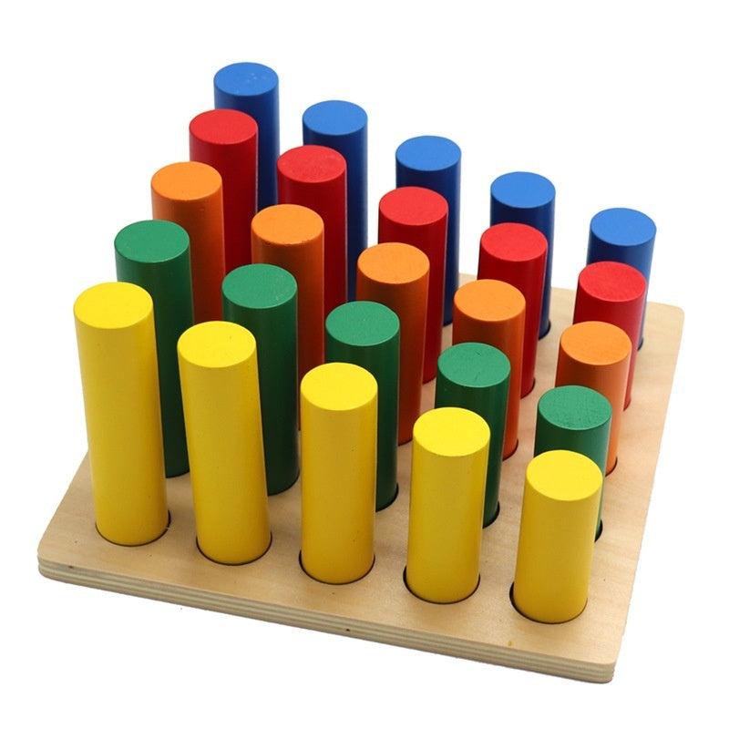 Cylinder Ladder Sorting Game  圓柱體階梯 分類與排序遊戲