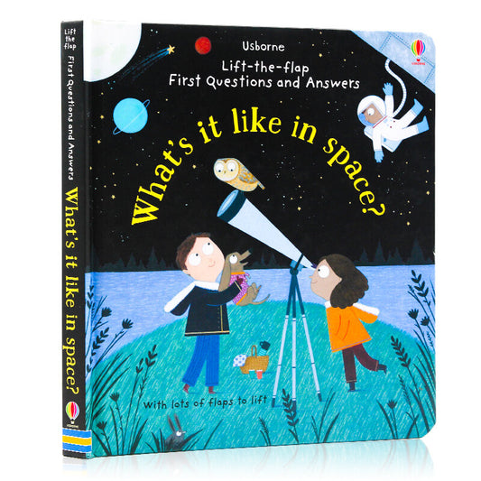 Usborne First Questions and Answers: What's it like in Space? 太空有什麼? 啟蒙問答翻翻書