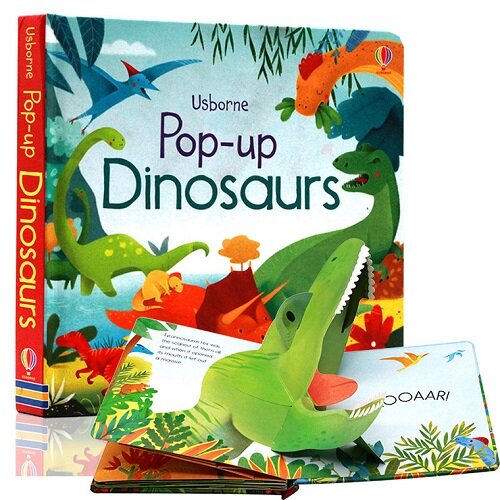 Usborne Pop-Up Dinosaurs 恐龍3D立體紙板書