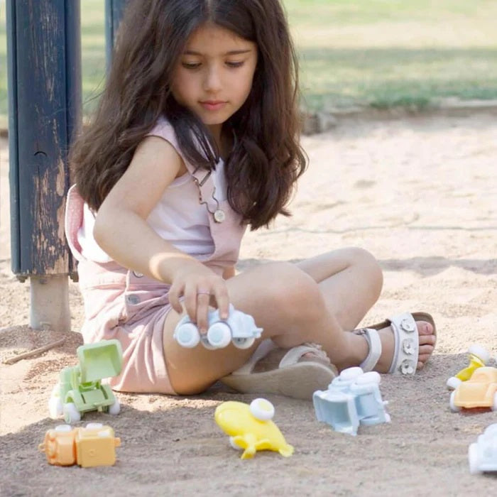 ViKing Toys Ecoline Chubbies - 30 Pieces - Bucket  交通工具套裝30件