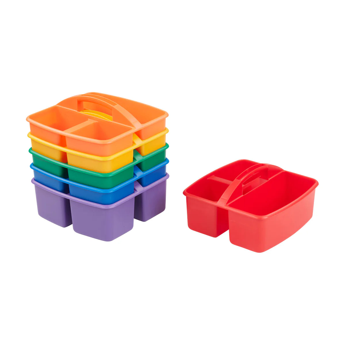 3-Compartment Storage Caddy, Small, Supply Organizer  三隔間儲物箱，小型用品整理器