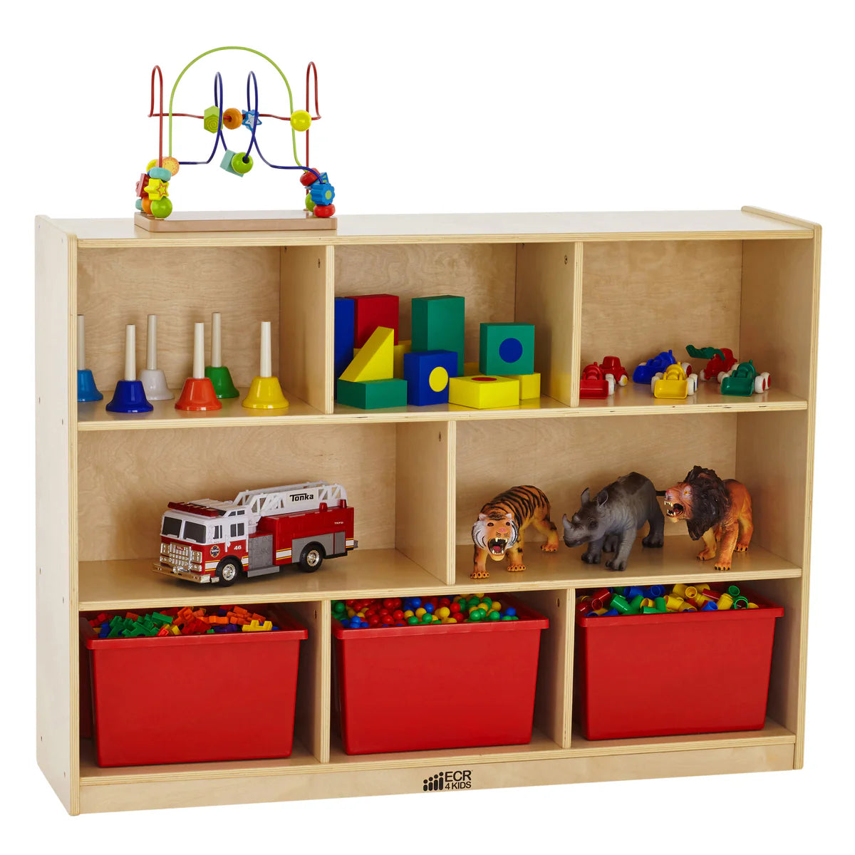 ECR4Kids 8-Compartment Mobile Storage Cabinet 八格移動儲物櫃 L1220 X H914 X D330mm