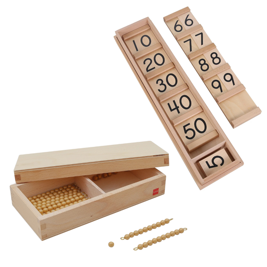GAM Montessori Tens Boards US Version 蒙特梭利教具 塞根板 (二) AMI approved