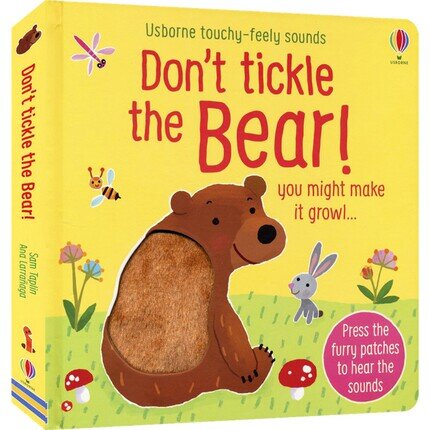 Usborne Don't Tickle the Bear! Touchy-feely Sound Book 別給熊熊撓癢癢！絨毛觸摸發聲書