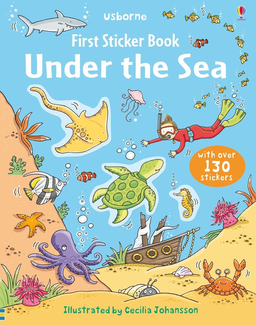 Usborne First Sticker Book Under the Sea 海底世界貼紙書
