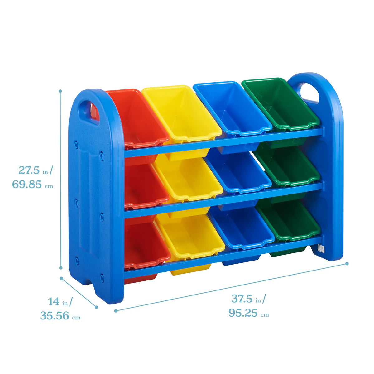 3-TIER STORAGE ORGANIZER WITH BINS 三層儲物整理架帶收納箱