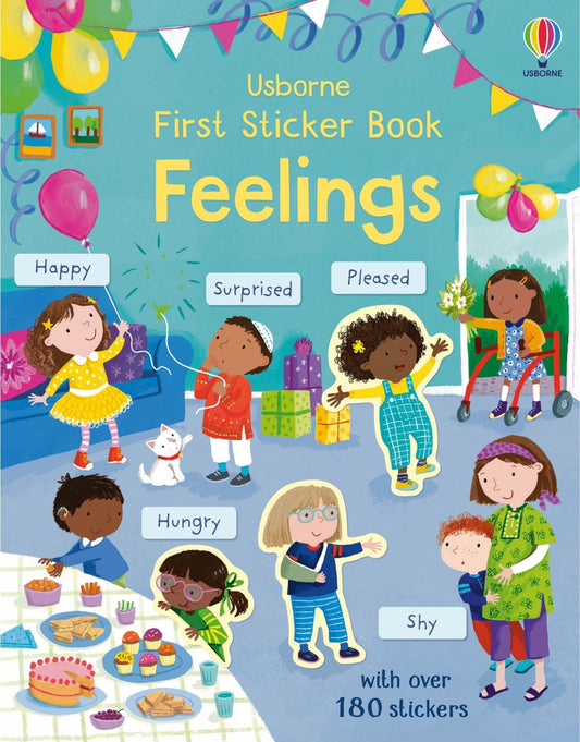 Usborne Feelings First Sticker Book 感覺與情緒貼紙書