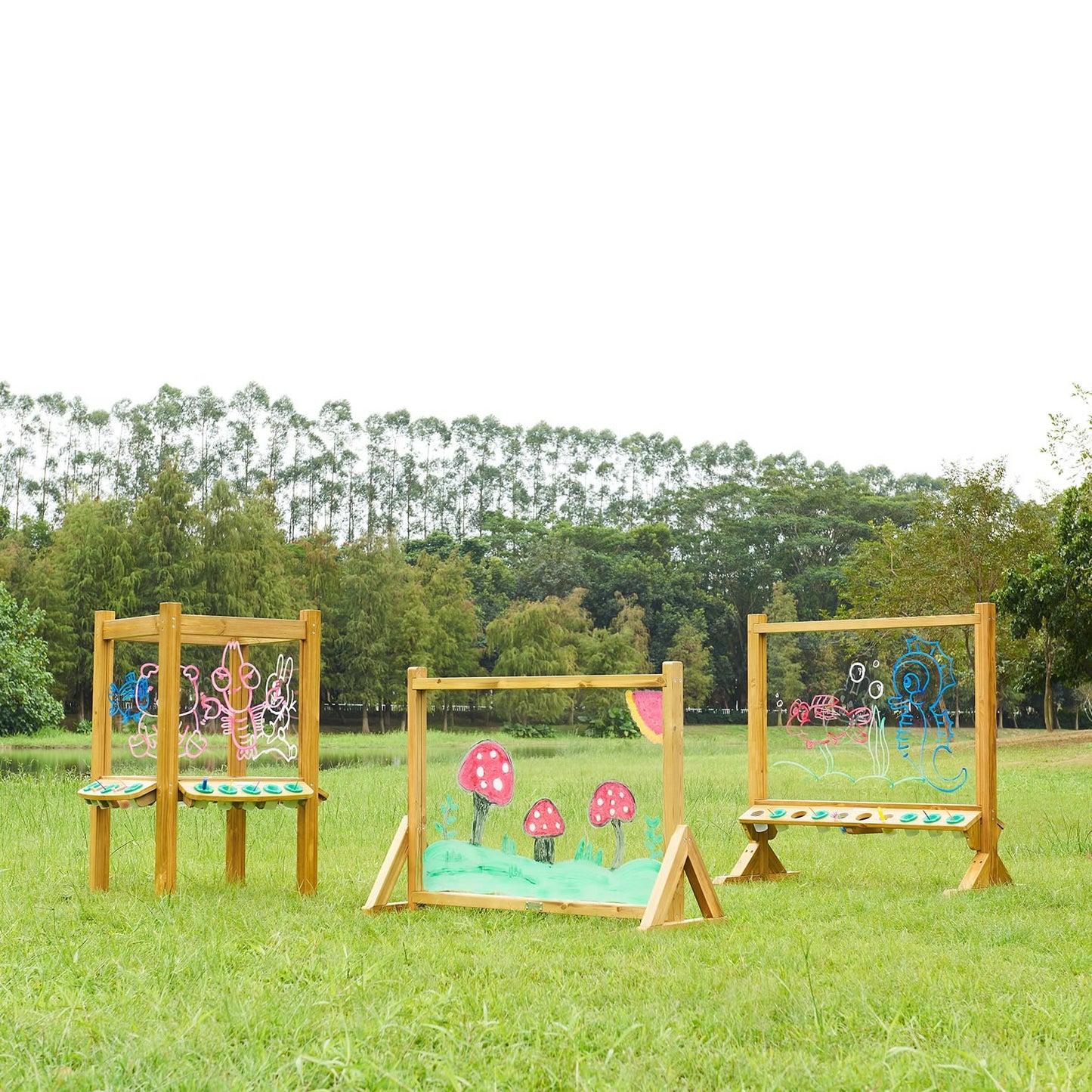 Masterkidz 1350L Outdoor Painting Wall Easel 1350L 戶外塗鴉牆板