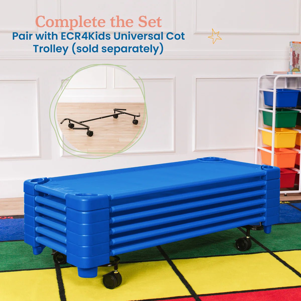 ECR4Kids Stackable Kiddie Cot 可堆疊幼兒床